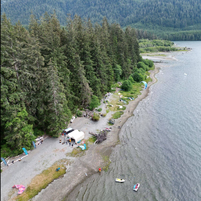 Kite Spot Nitinat Lake
